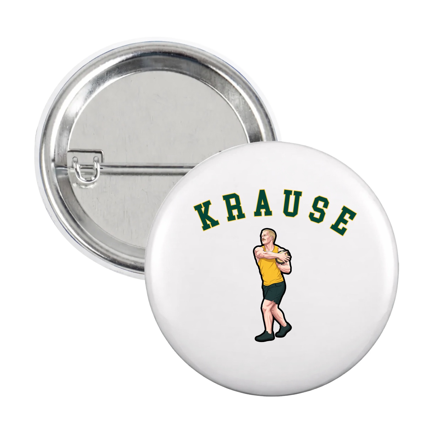 Game Day Button — Shirsey Arch in White