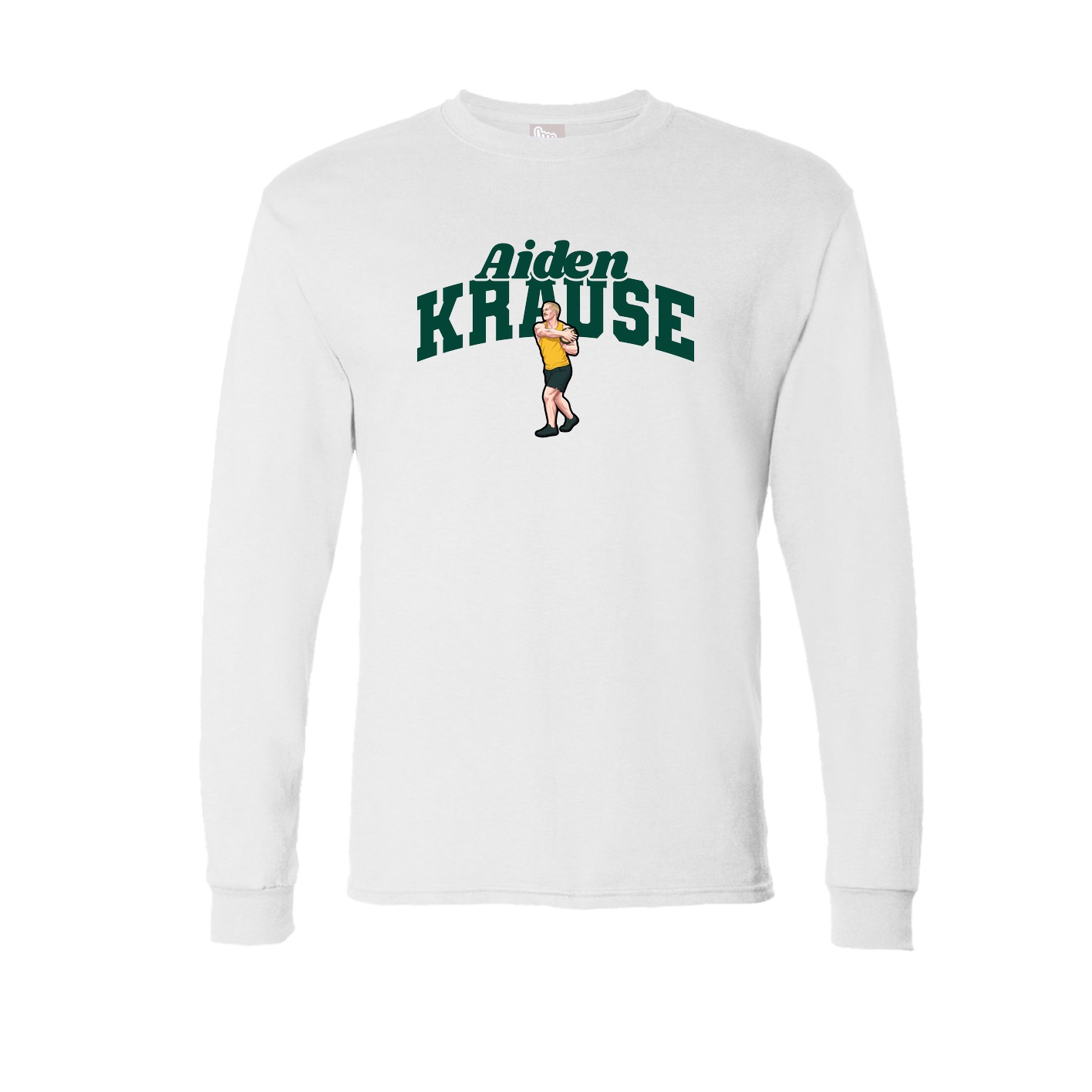 Long Sleeve Tee — Signature Arch in White