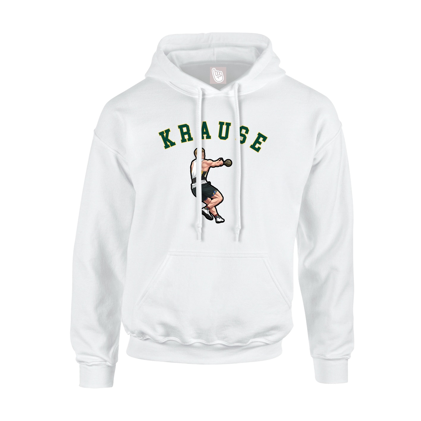 Youth Hoodie — Shirsey Arch in White
