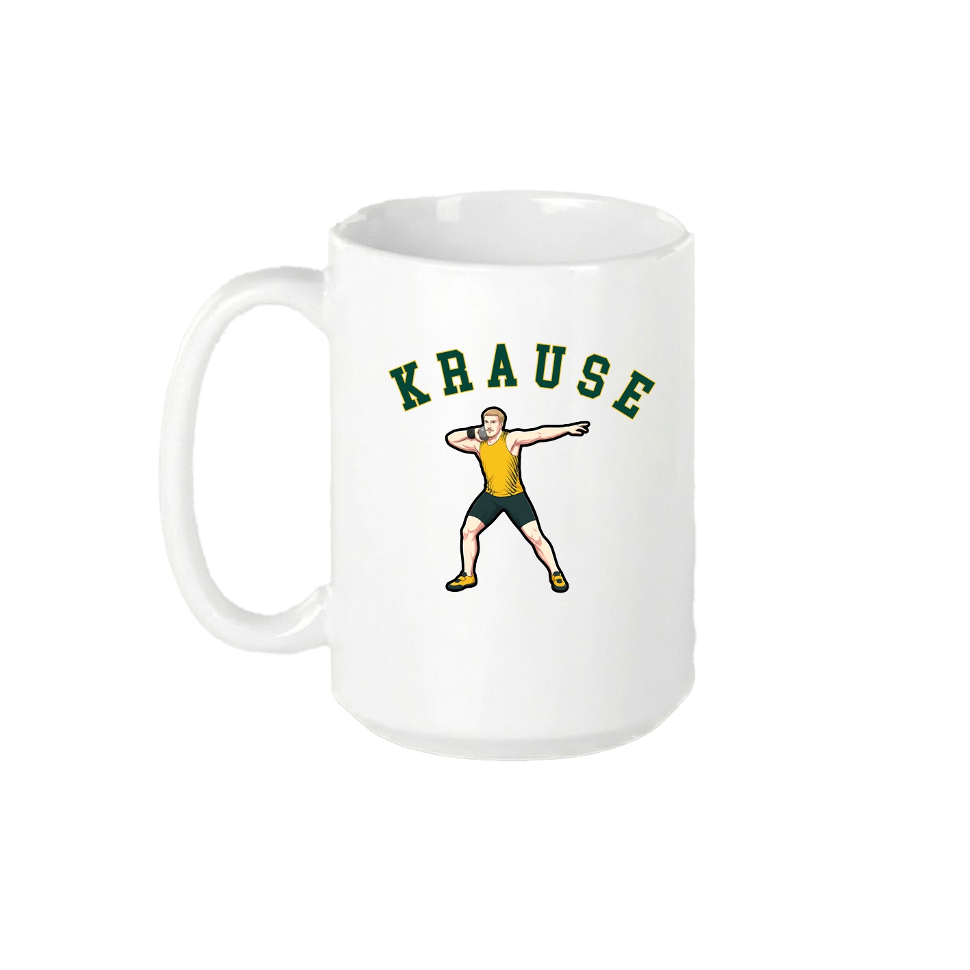 15oz Coffee Mug — Shirsey Arch in White