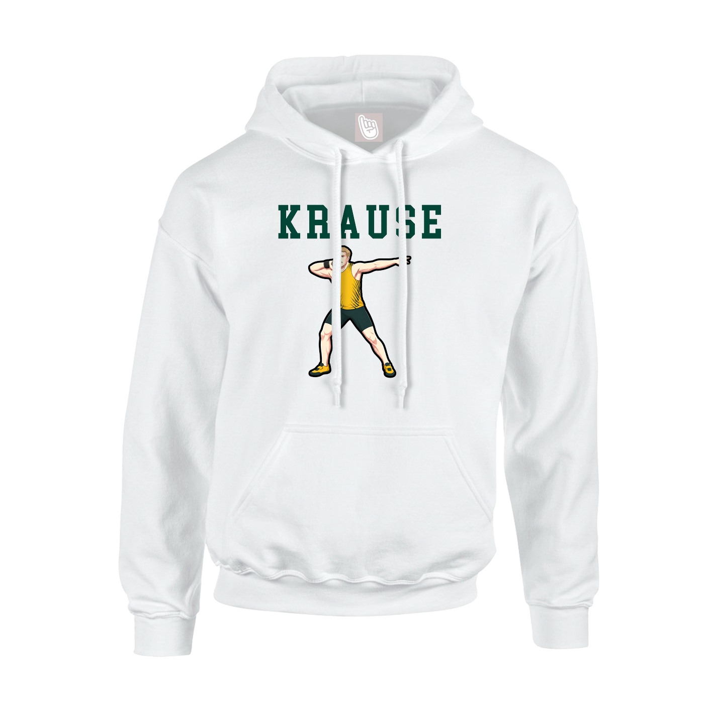 Hoodie — Shirsey in White