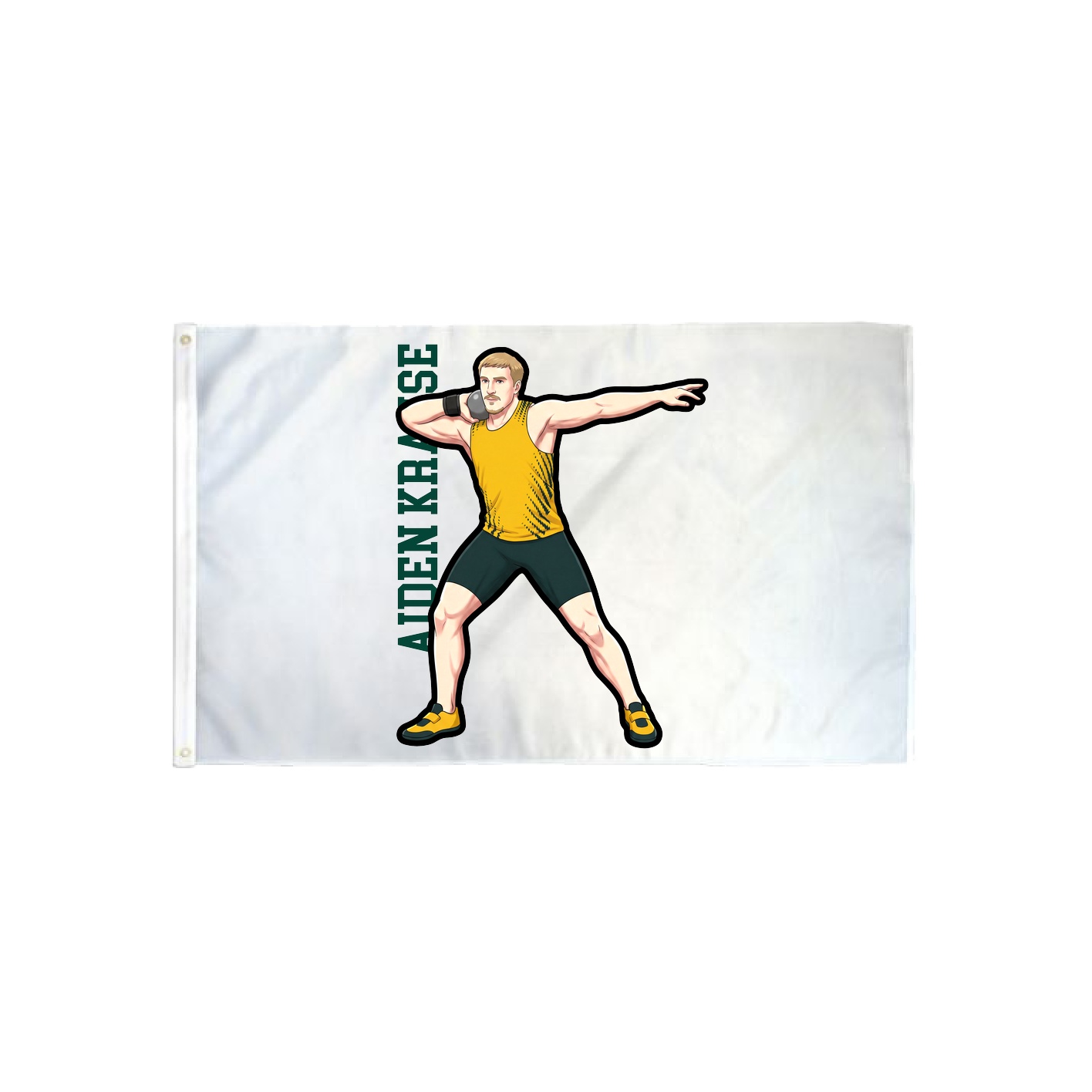 3x5 Flag — Name Vertical in Classic
