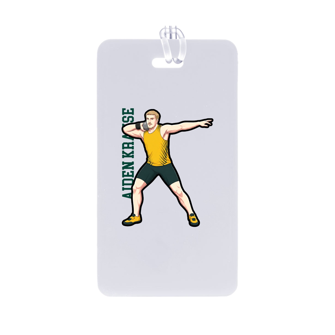 Bag Tag — Name Vertical in Classic