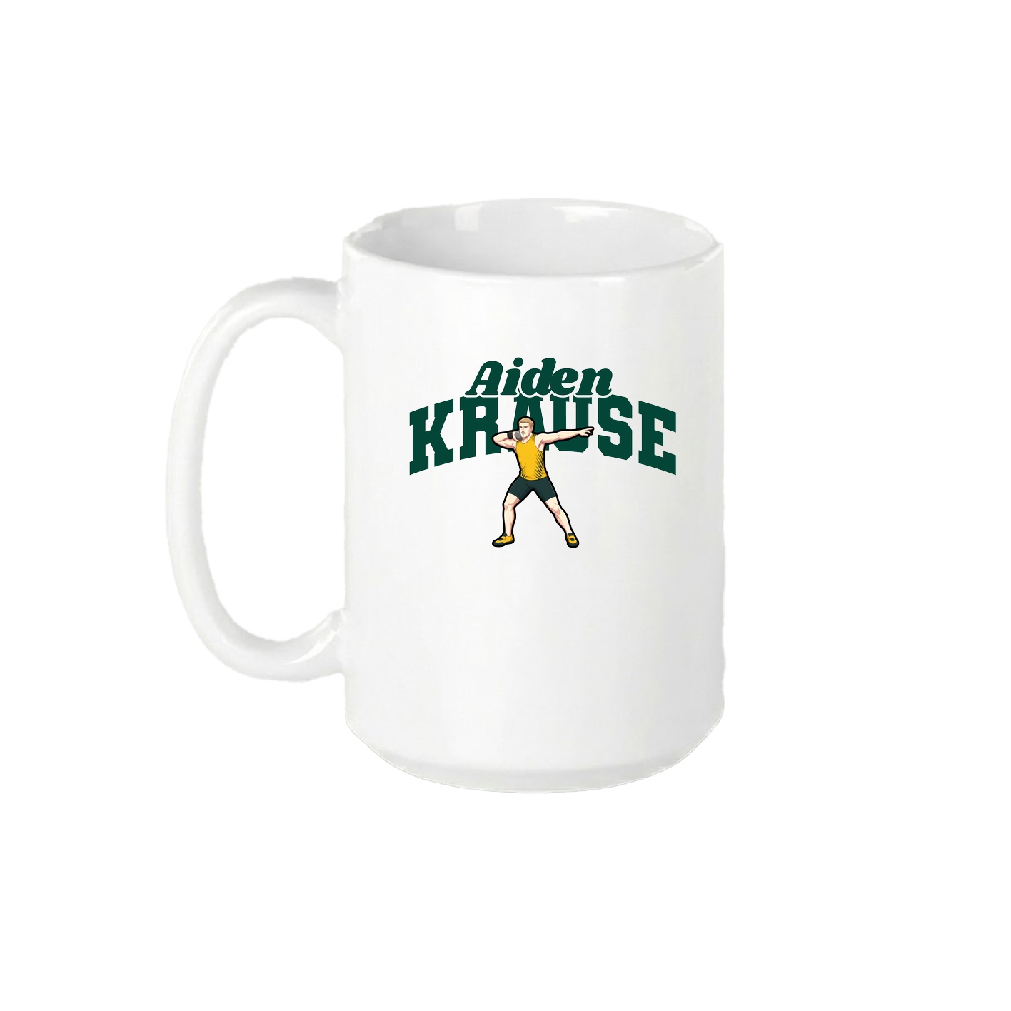 15oz Coffee Mug — Signature Arch in White