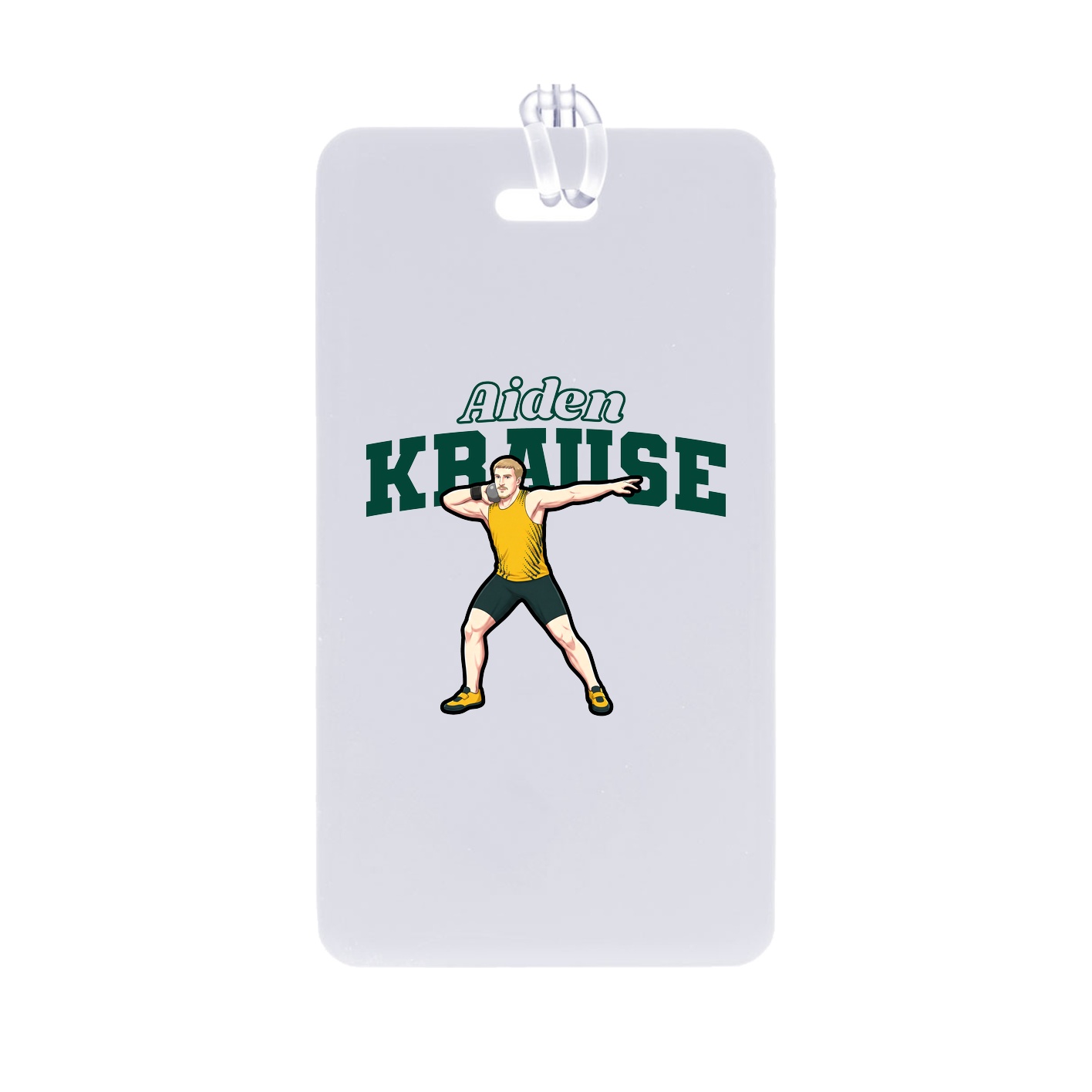 Bag Tag — Name Arch in Classic