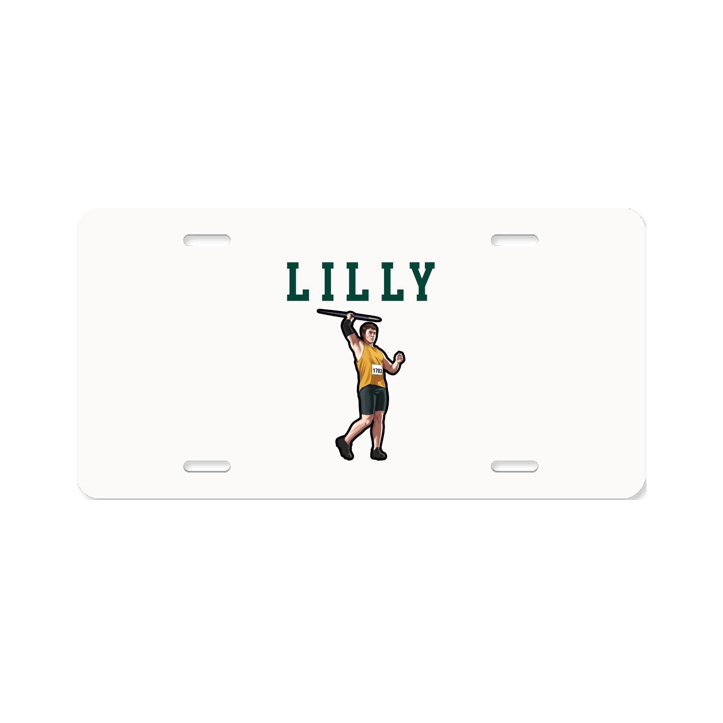 License Plate — Shirsey in Classic