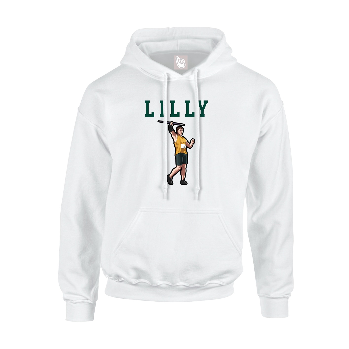 Hoodie — Shirsey in White