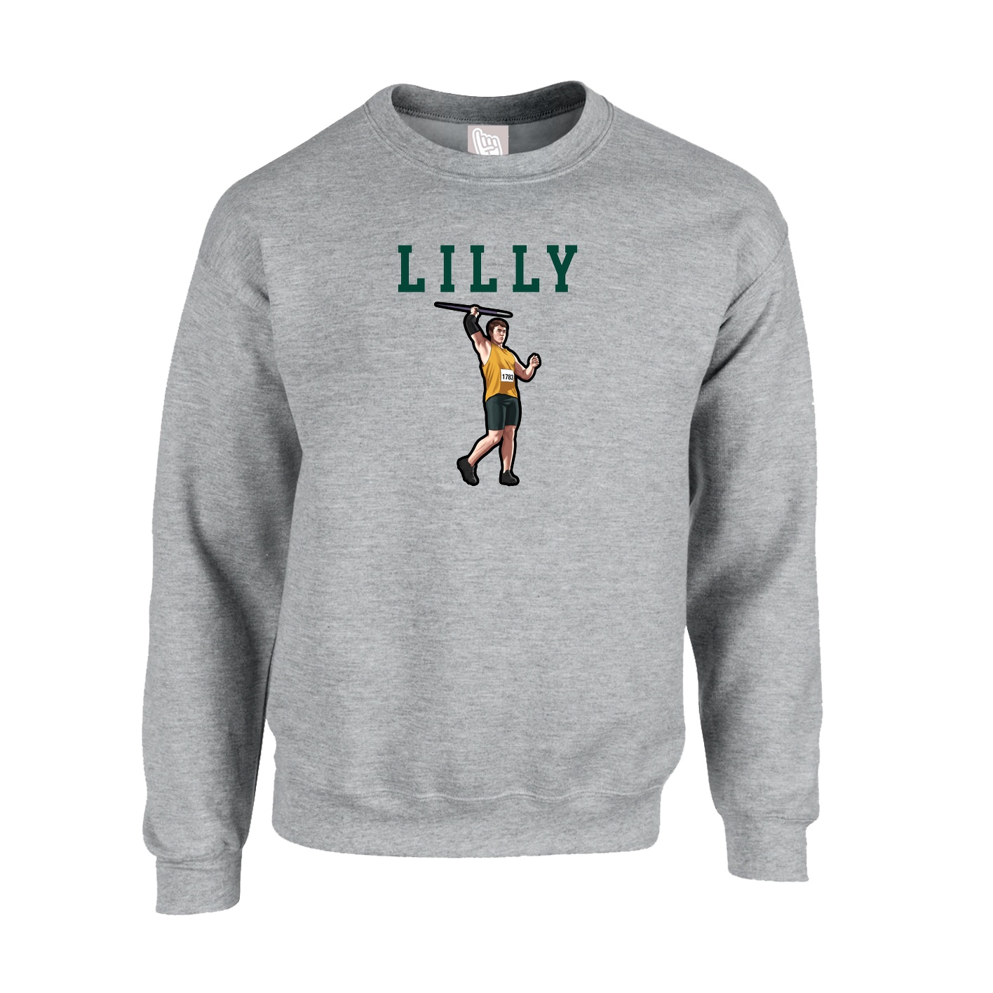 Fleece Crew — Shirsey in Grey