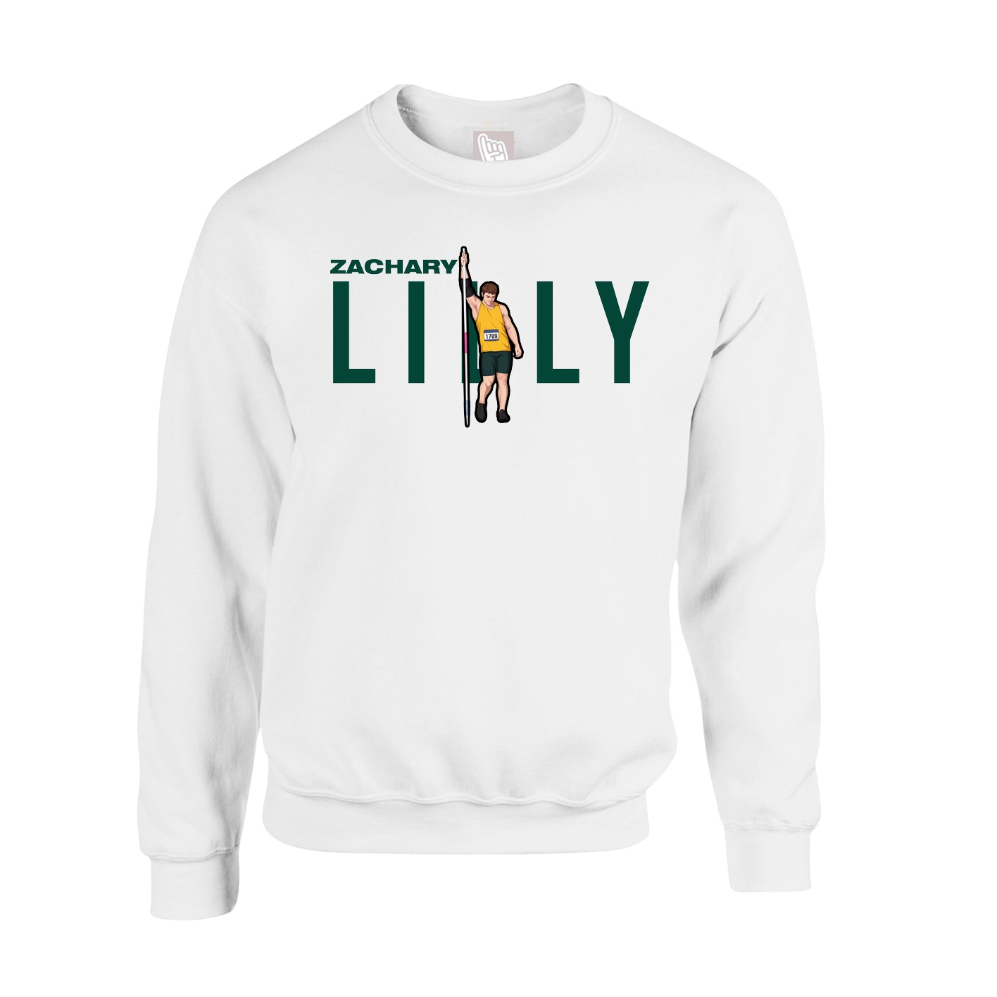 Fleece Crew — Player Name in White