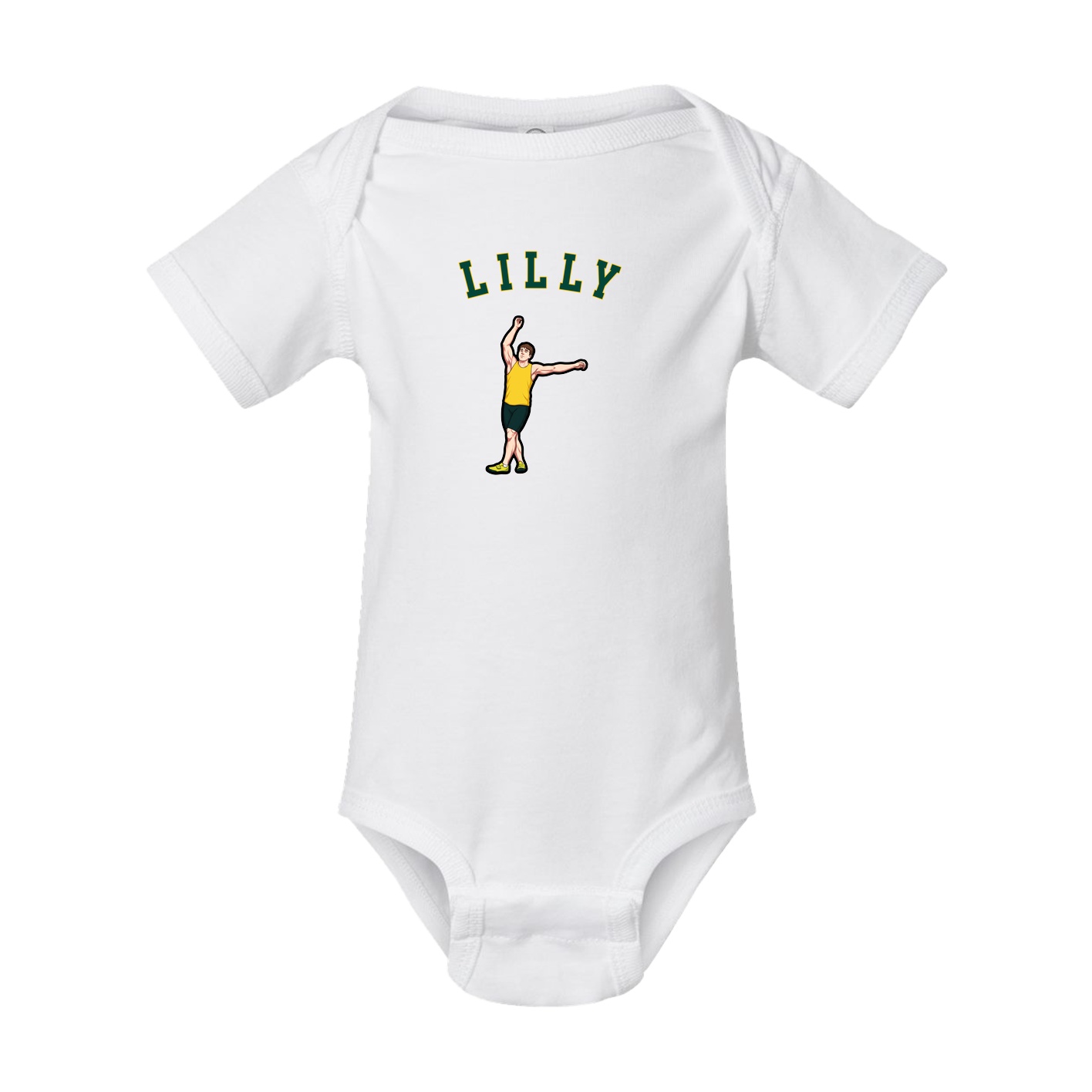 Baby Onesie — Shirsey Arch in White
