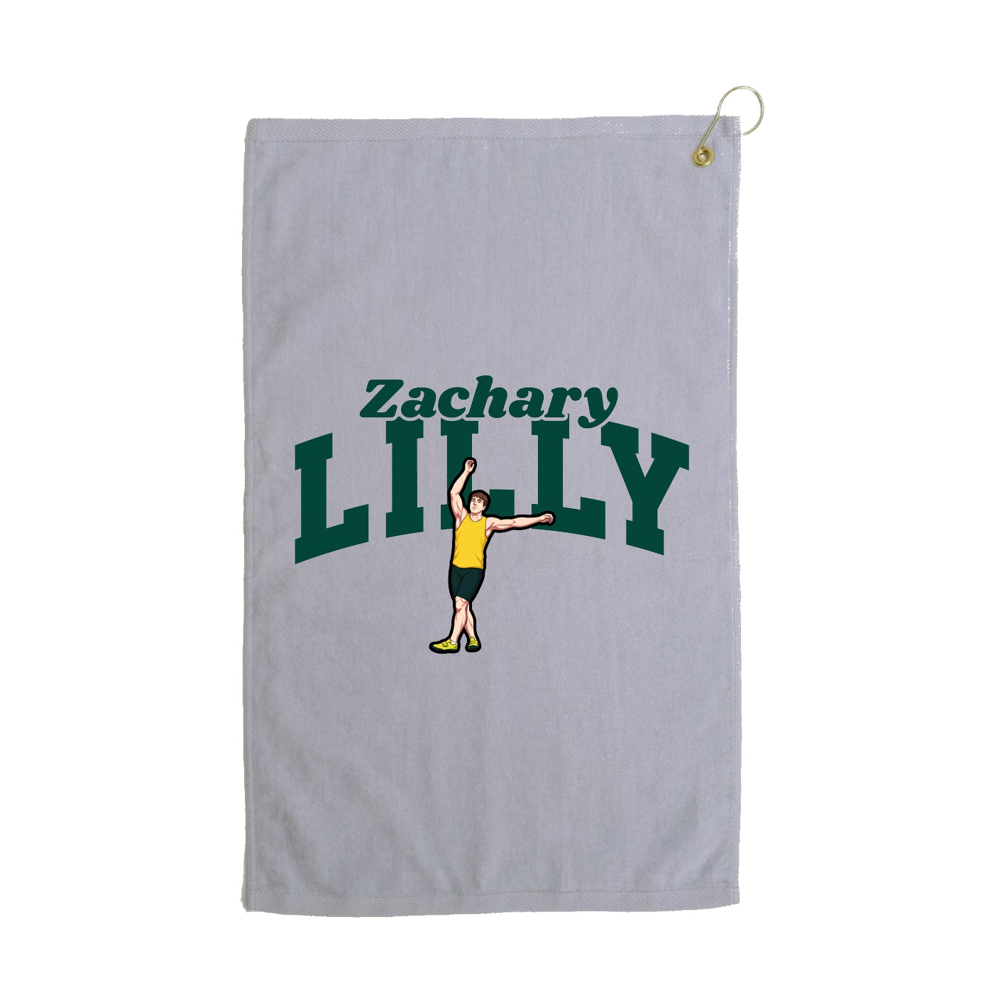 Golf Towel — Signature Arch in Grey