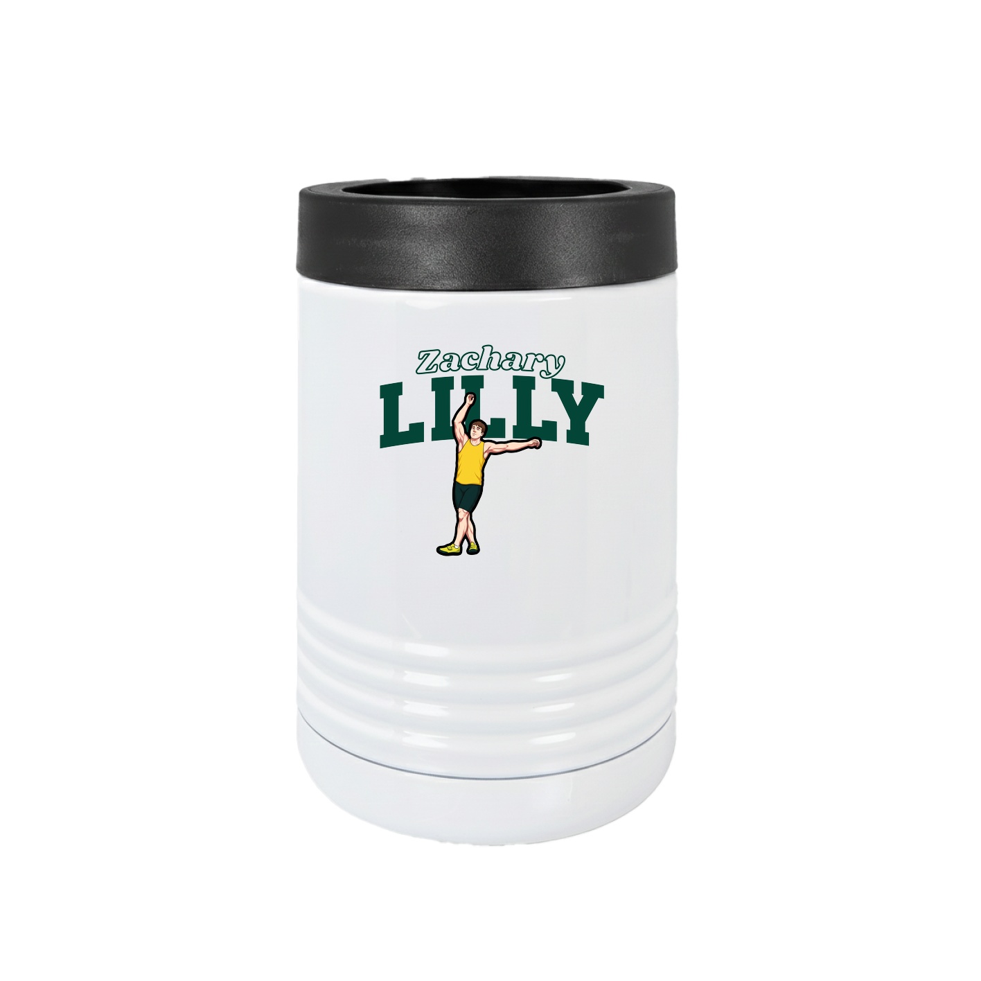 Beverage Holder — Name Arch in White