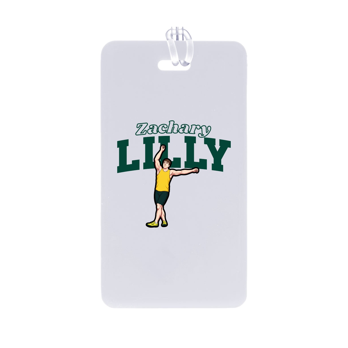 Bag Tag — Name Arch in Classic