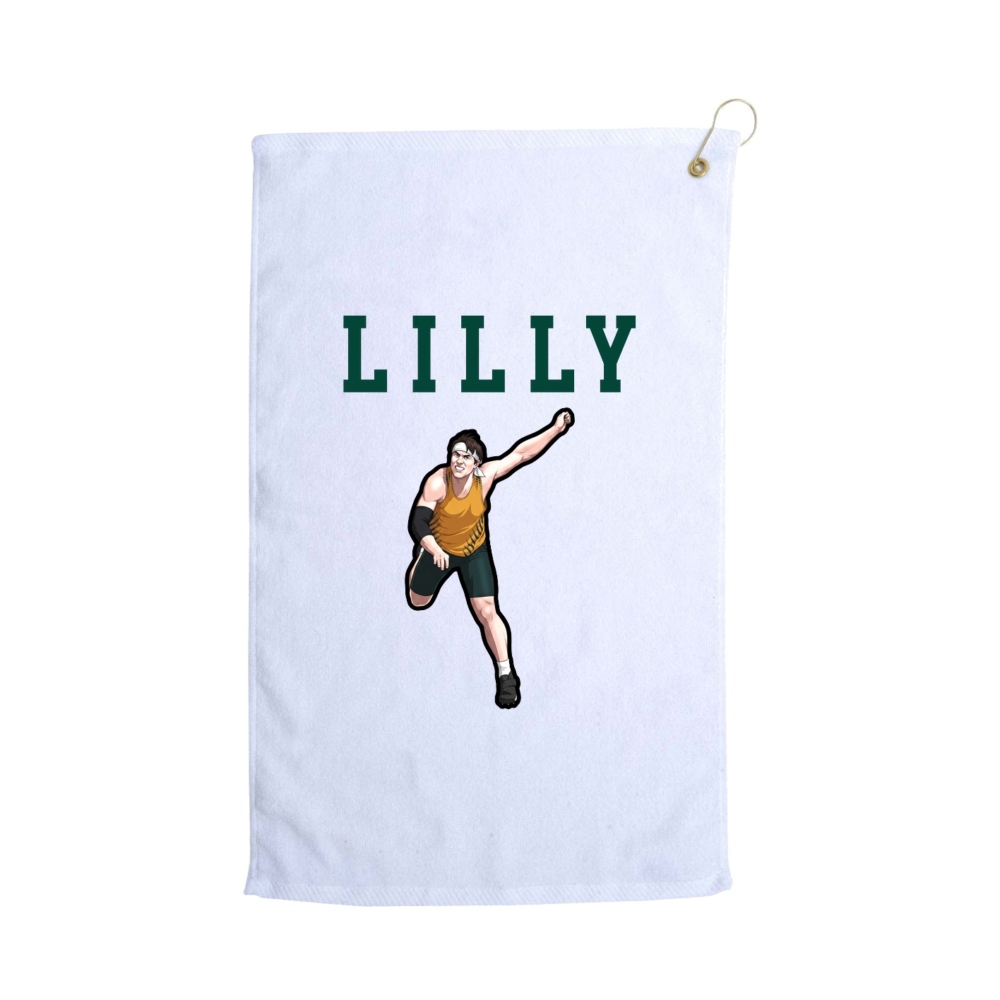 Golf Towel — Shirsey in White