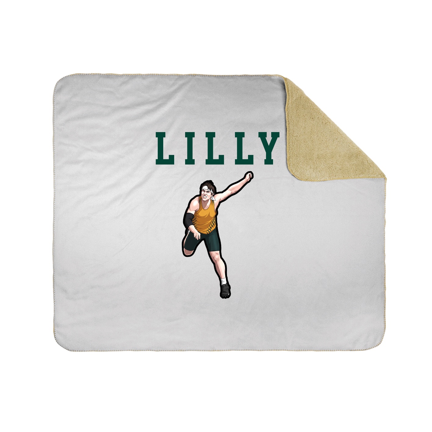 Throw Blanket — Shirsey in White