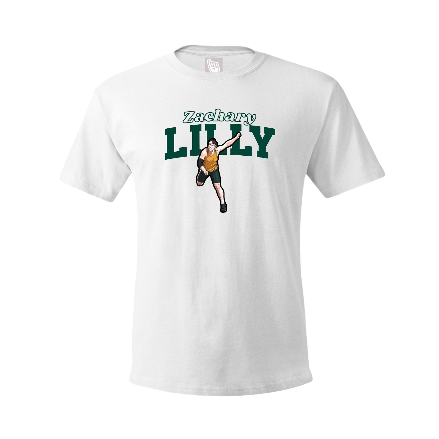 Tee — Name Arch in White