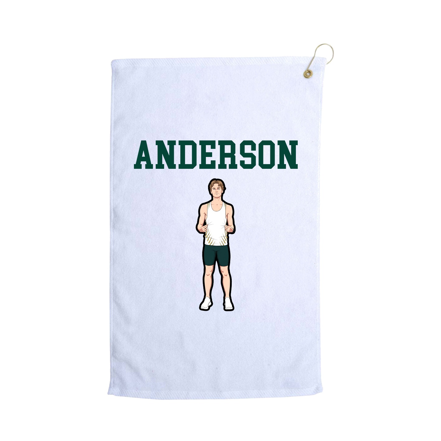 Golf Towel — Shirsey in White