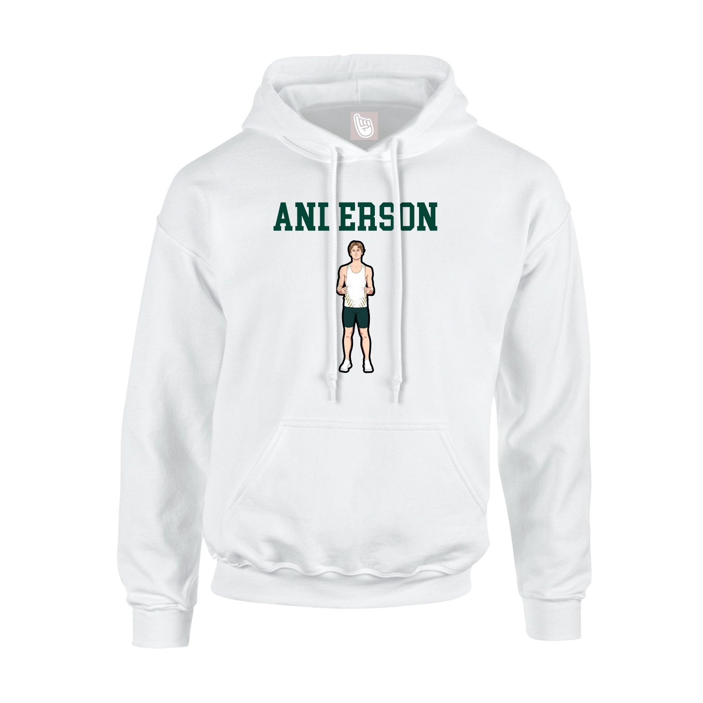 Hoodie — Shirsey in White