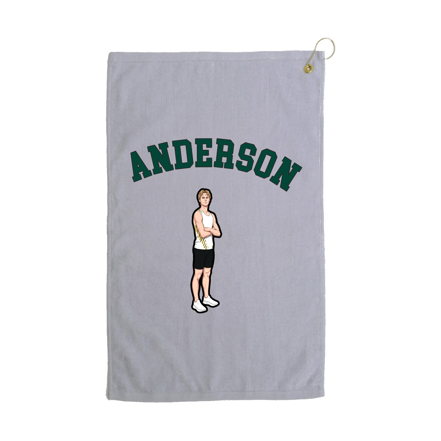 Golf Towel — Shirsey Arch in Grey