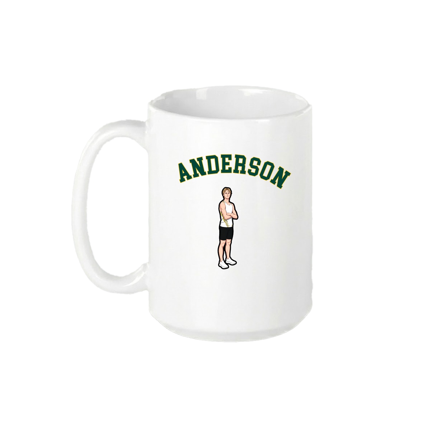 15oz Coffee Mug — Shirsey Arch in White