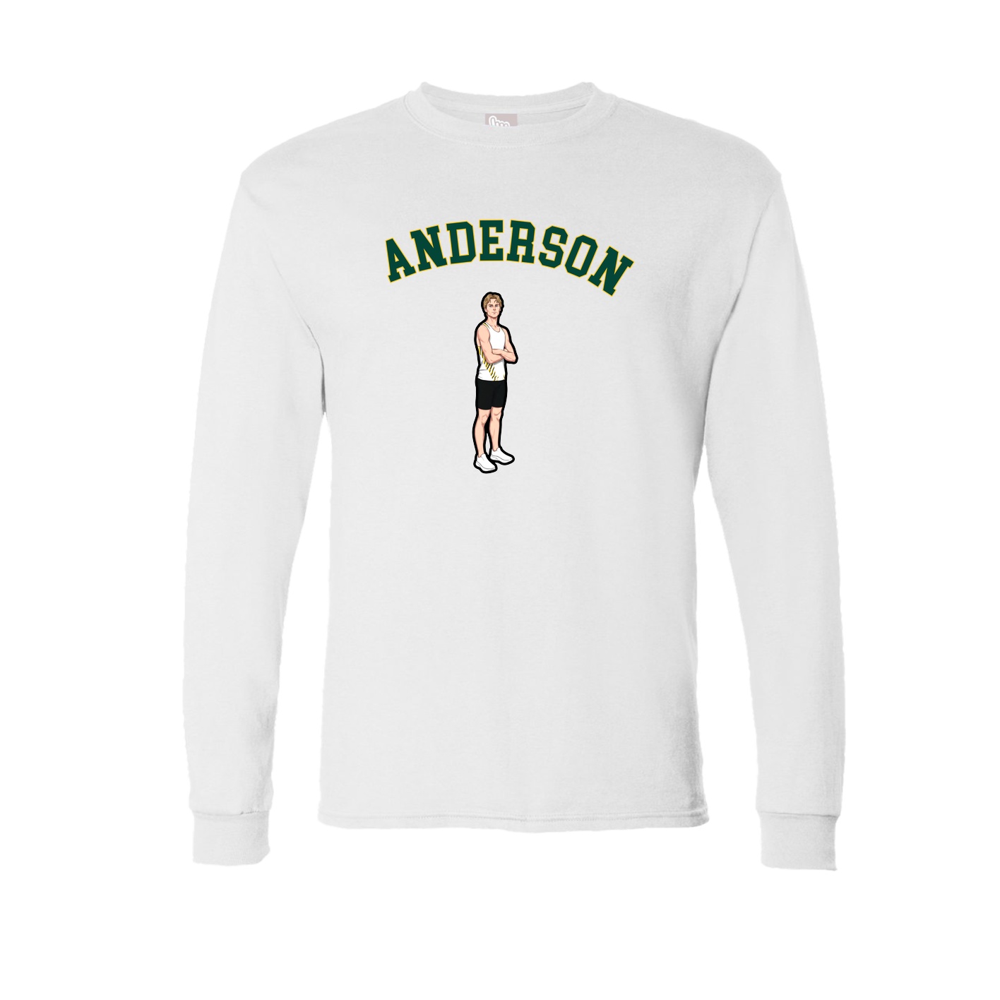 Long Sleeve Tee — Shirsey Arch in White