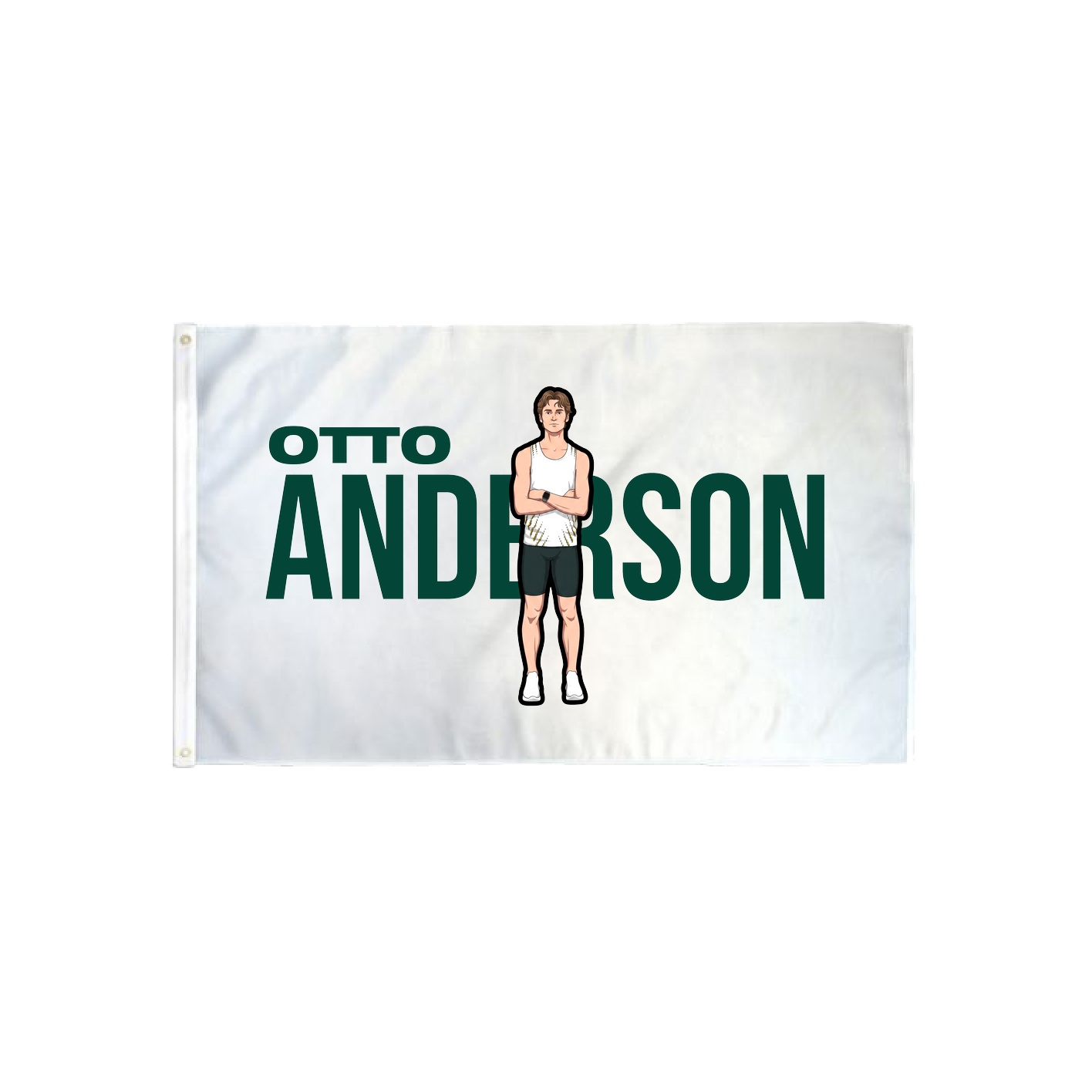 3x5 Flag — Player Name in Classic