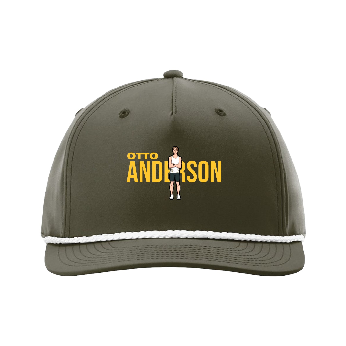 Five-Panel Classic Rope Cap — Player Name in Green