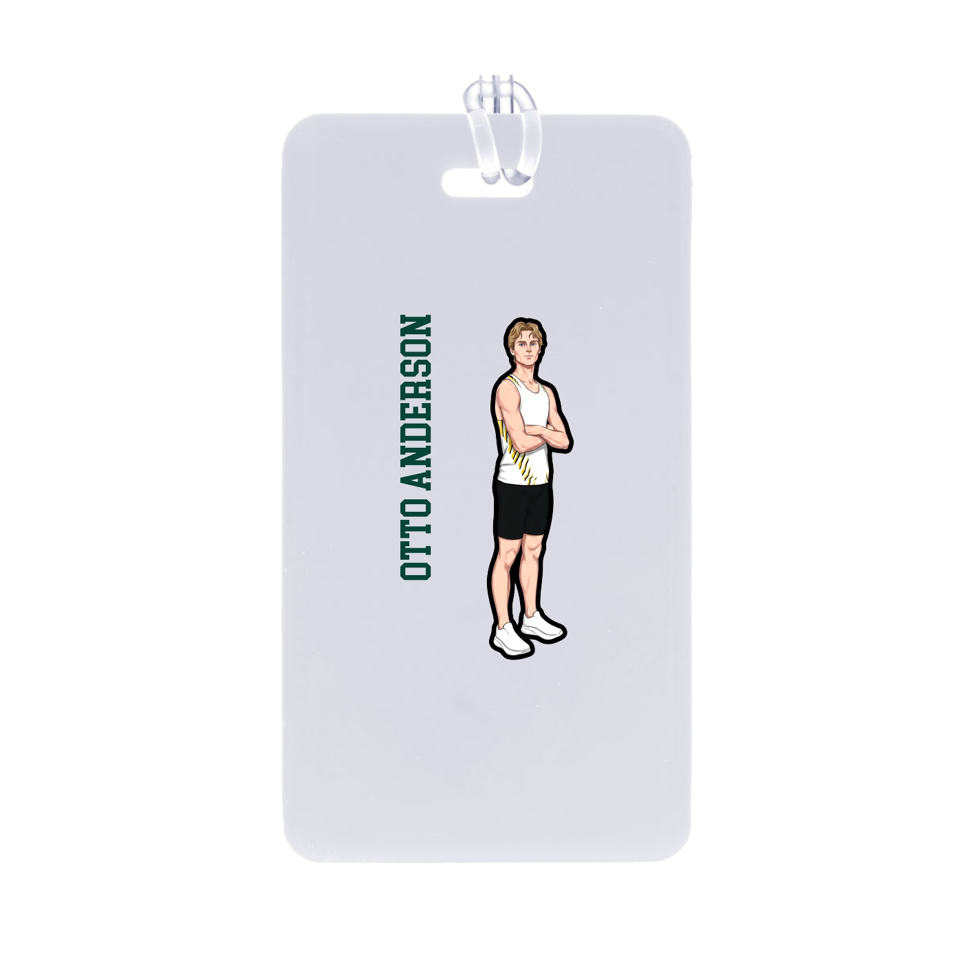 Bag Tag — Name Vertical in Classic