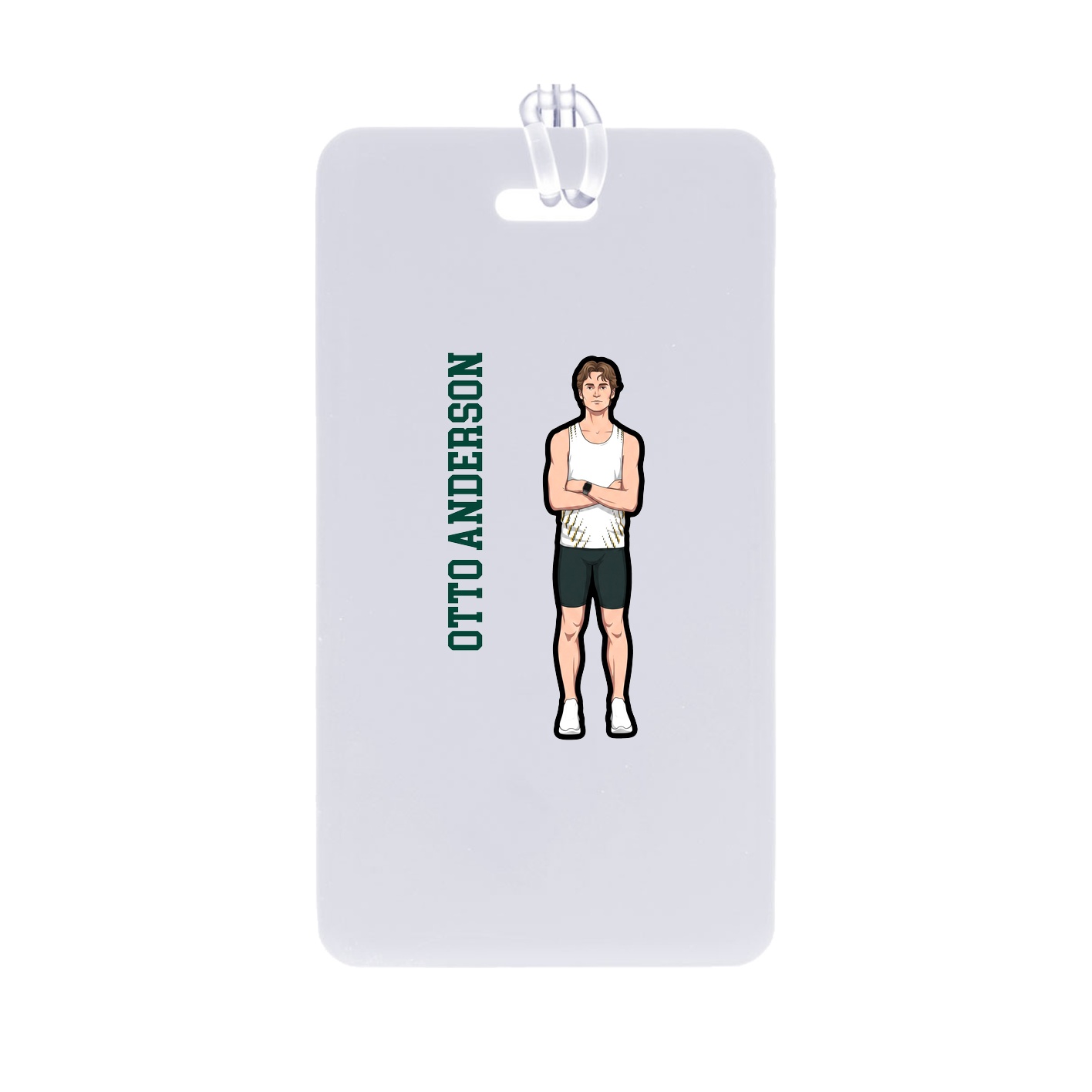 Bag Tag — Name Vertical in Classic