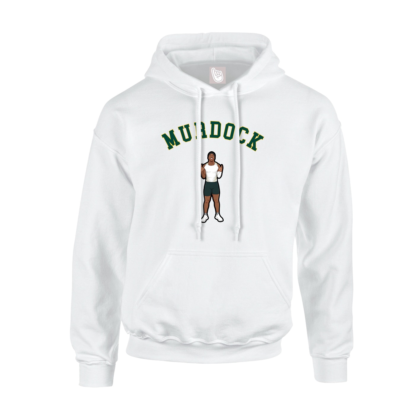 Hoodie — Shirsey Arch in White