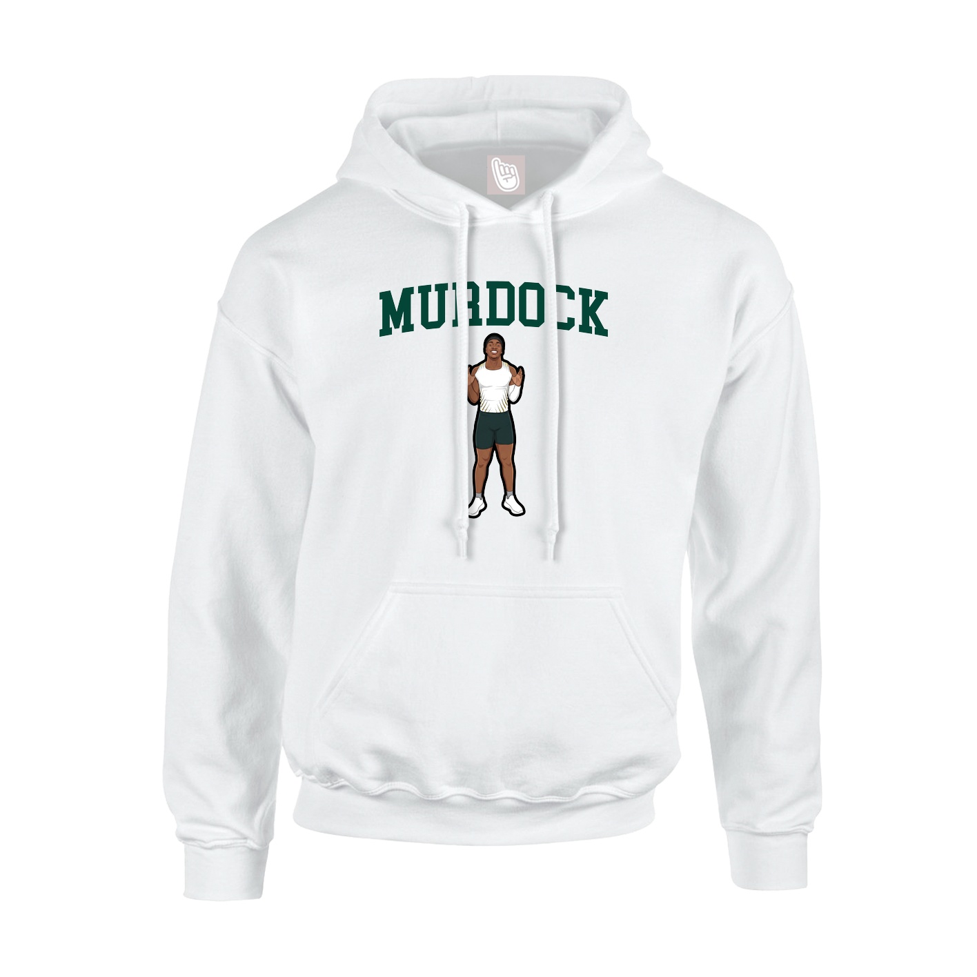 Hoodie — Shirsey in White