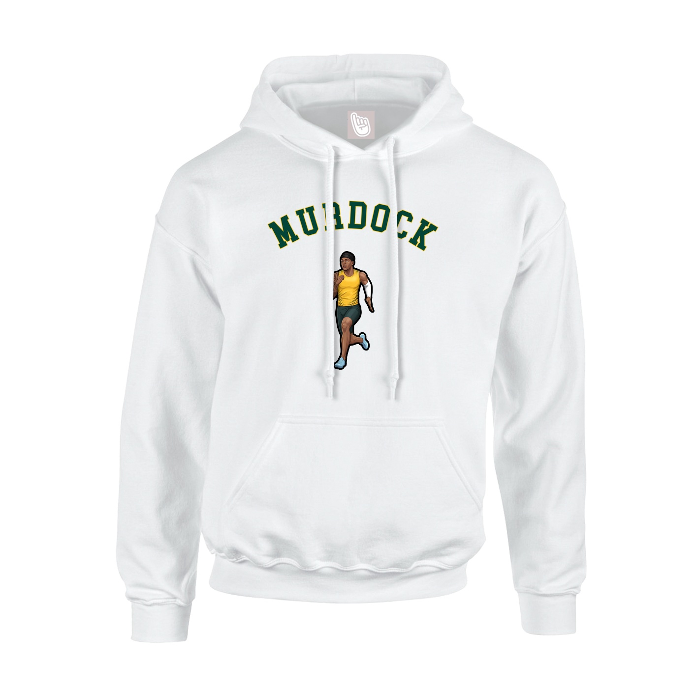 Youth Hoodie — Shirsey Arch in White