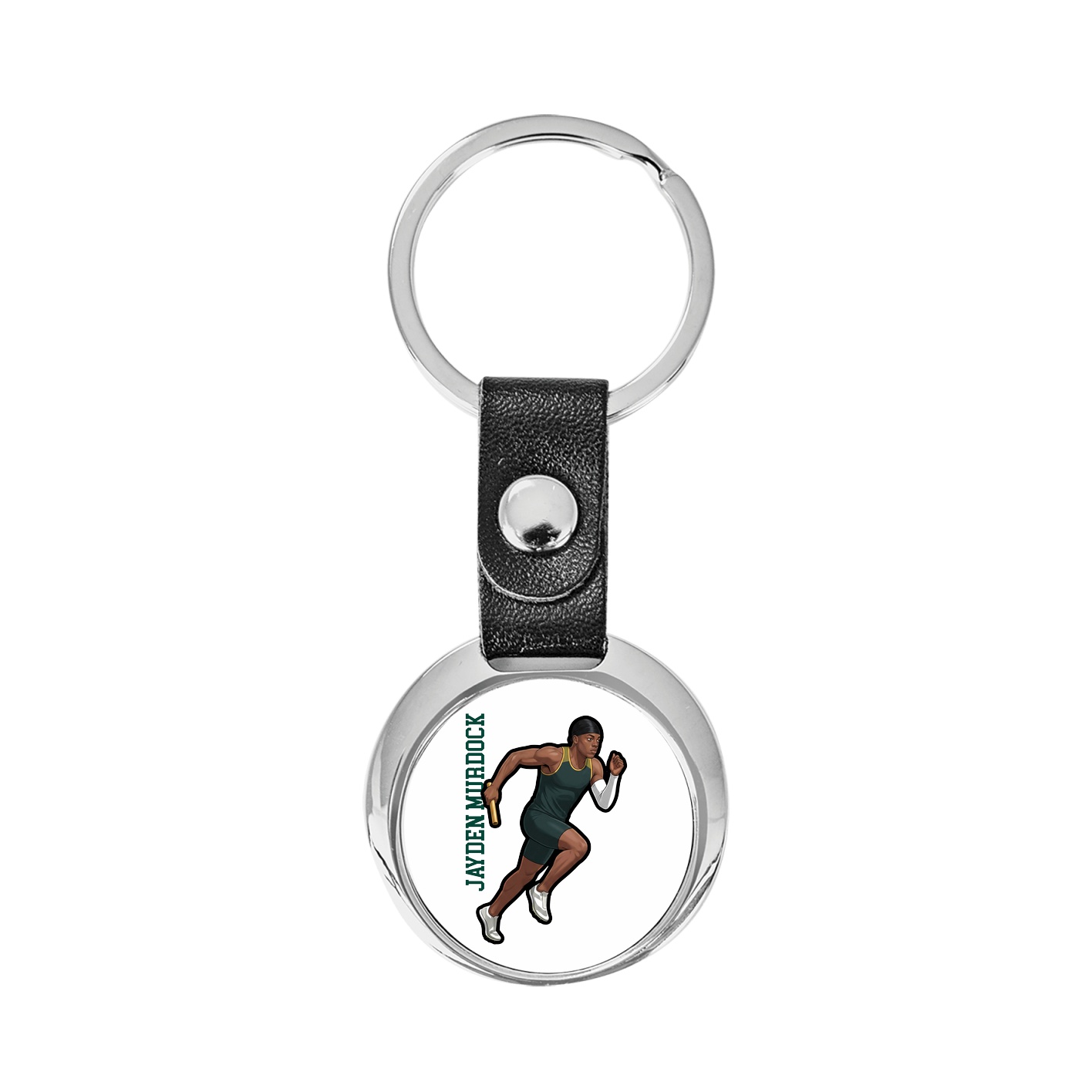 Key Chain — Name Vertical in Classic