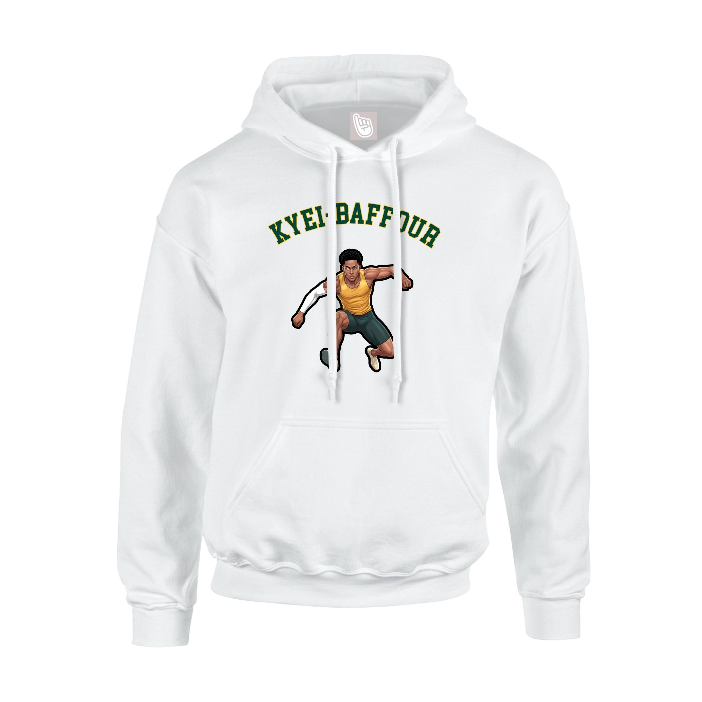 Youth Hoodie — Shirsey Arch in White