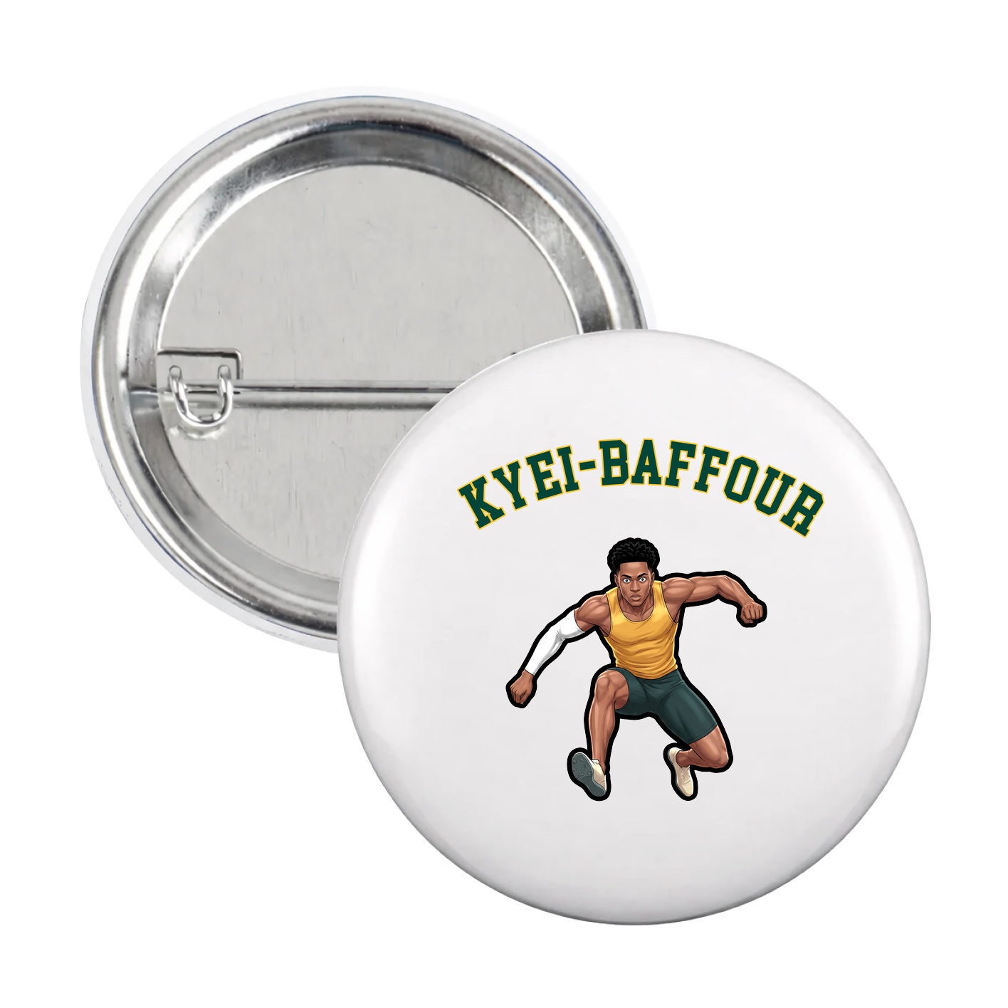 Game Day Button — Shirsey Arch in White