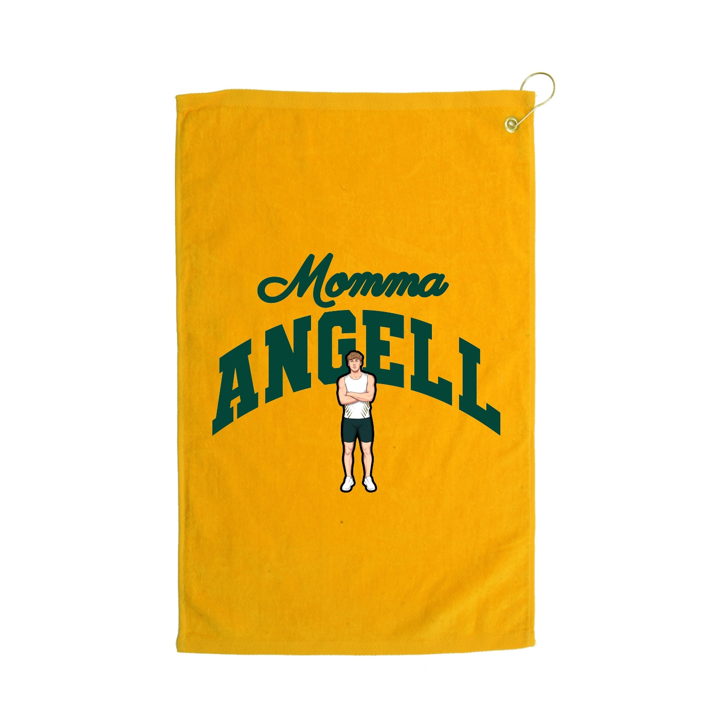 Golf Towel — Mothers Day Arch in Gold