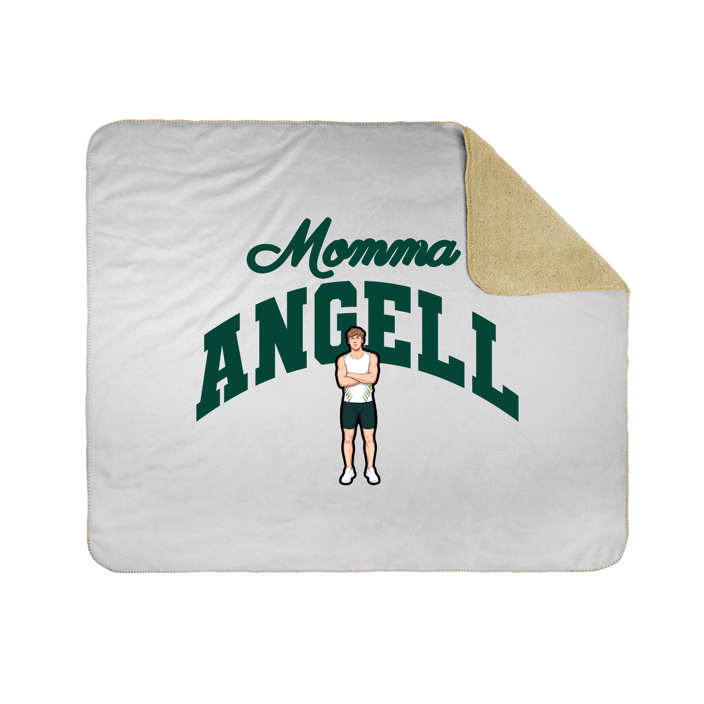 Throw Blanket — Mothers Day Arch in White