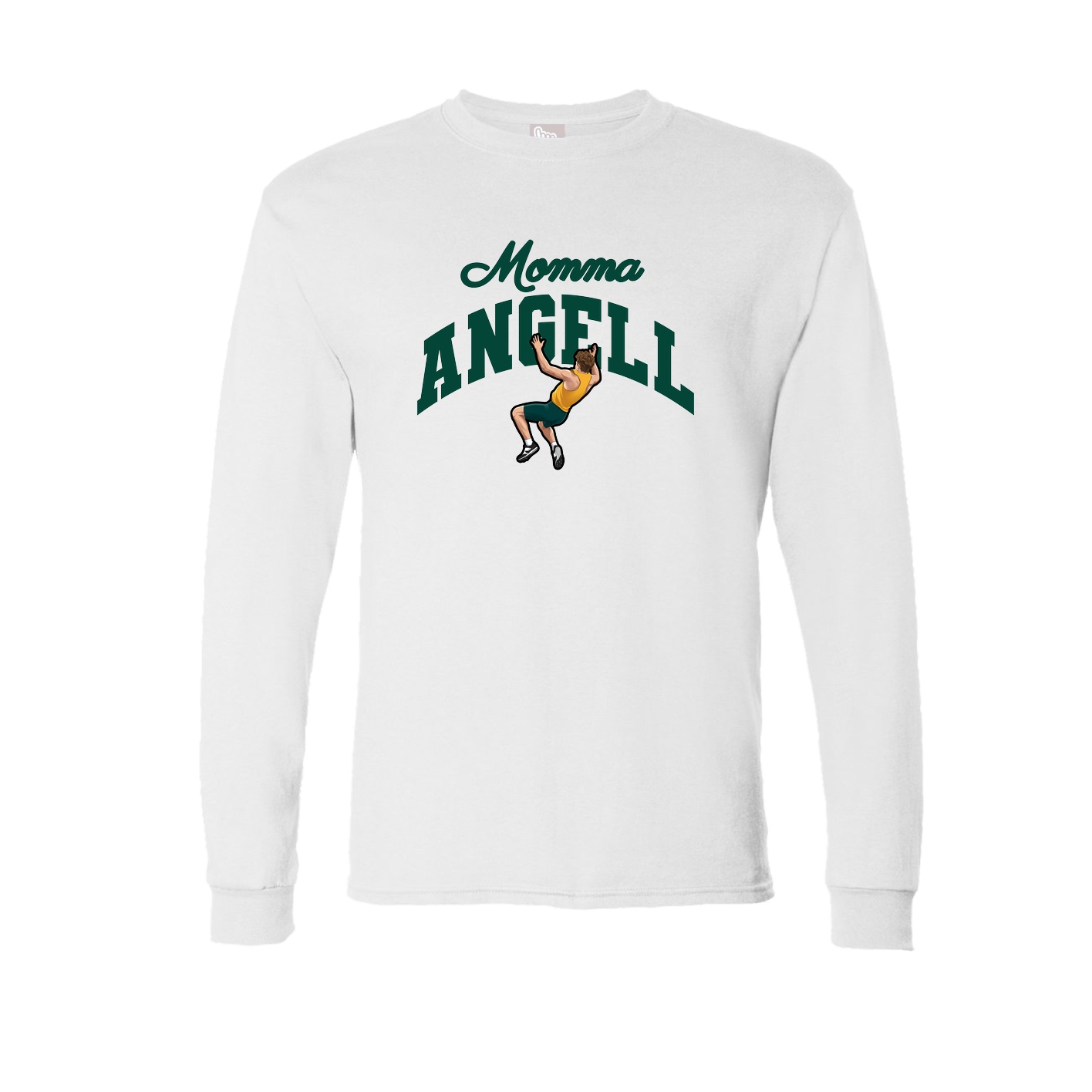 Long Sleeve Tee — Mothers Day Arch in White