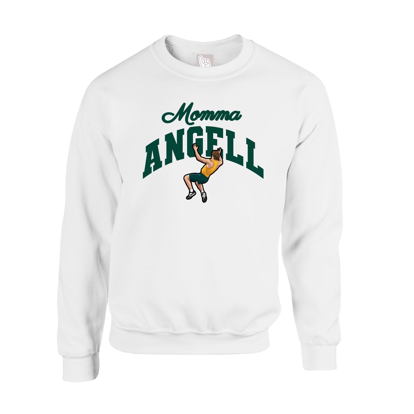 Fleece Crew — Mothers Day Arch in White