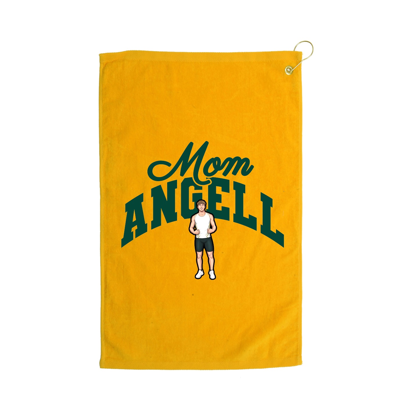 Golf Towel — Mothers Day Arch in Gold