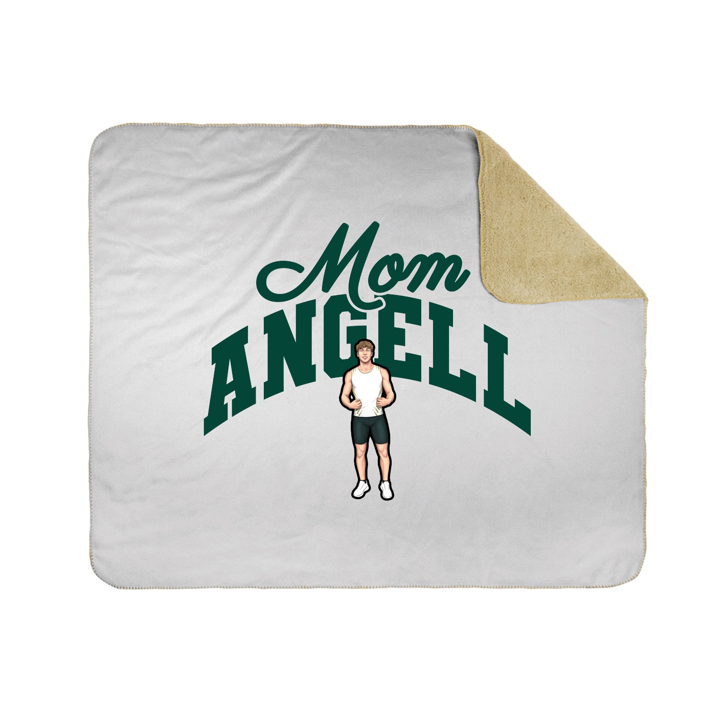 Throw Blanket — Mothers Day Arch in White