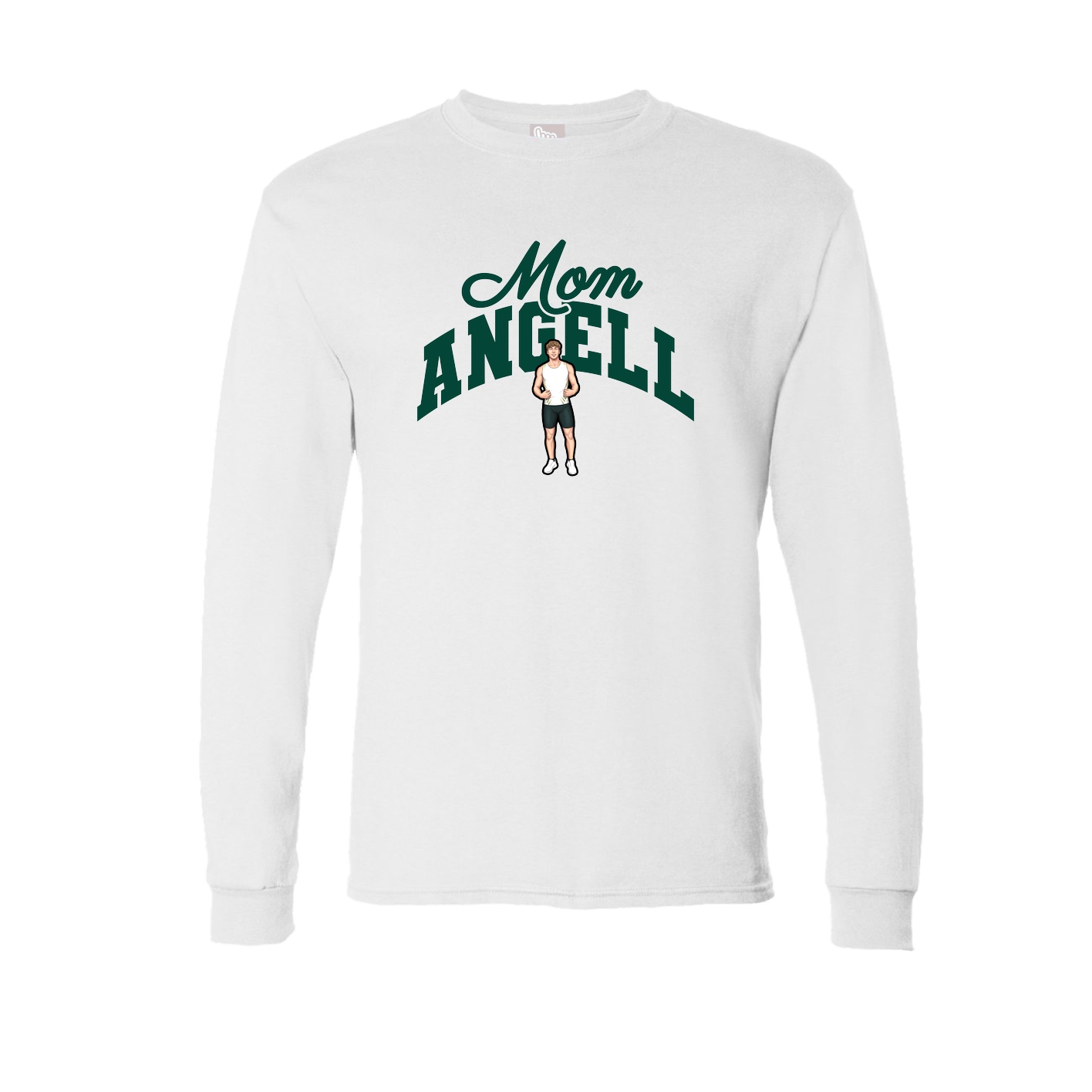 Long Sleeve Tee — Mothers Day Arch in White