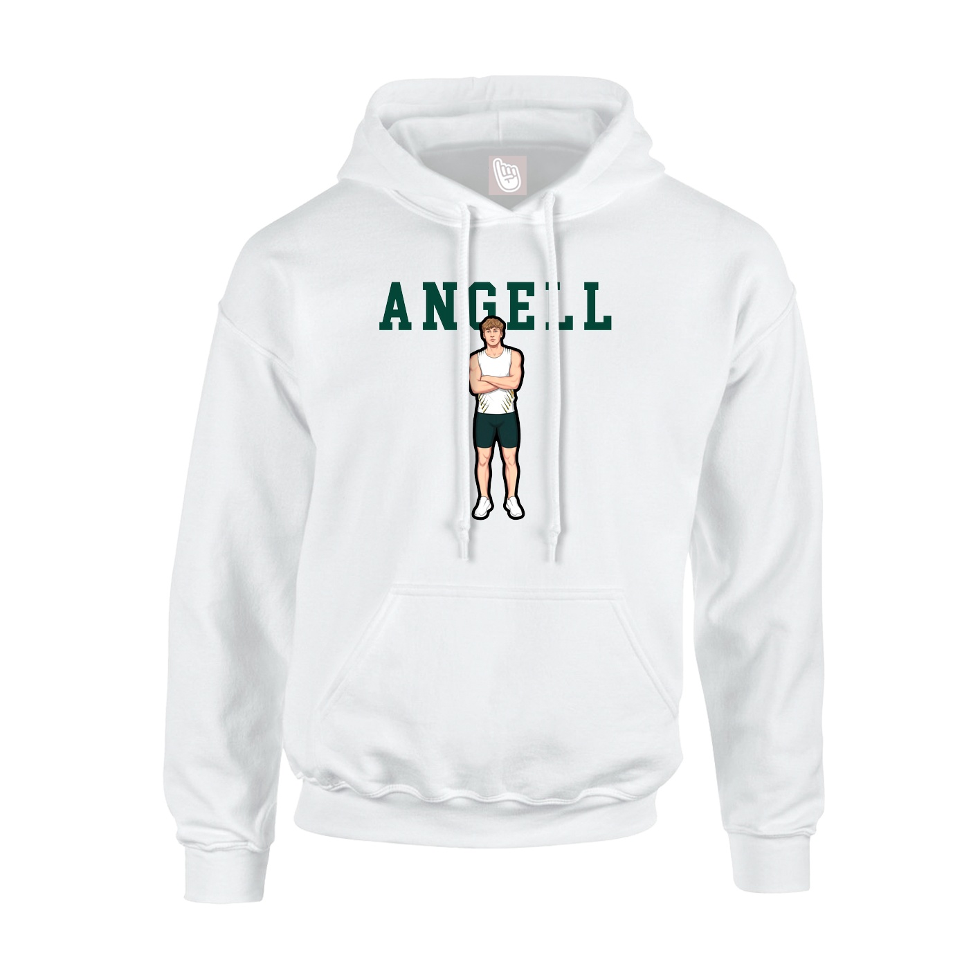 Hoodie — Shirsey in White
