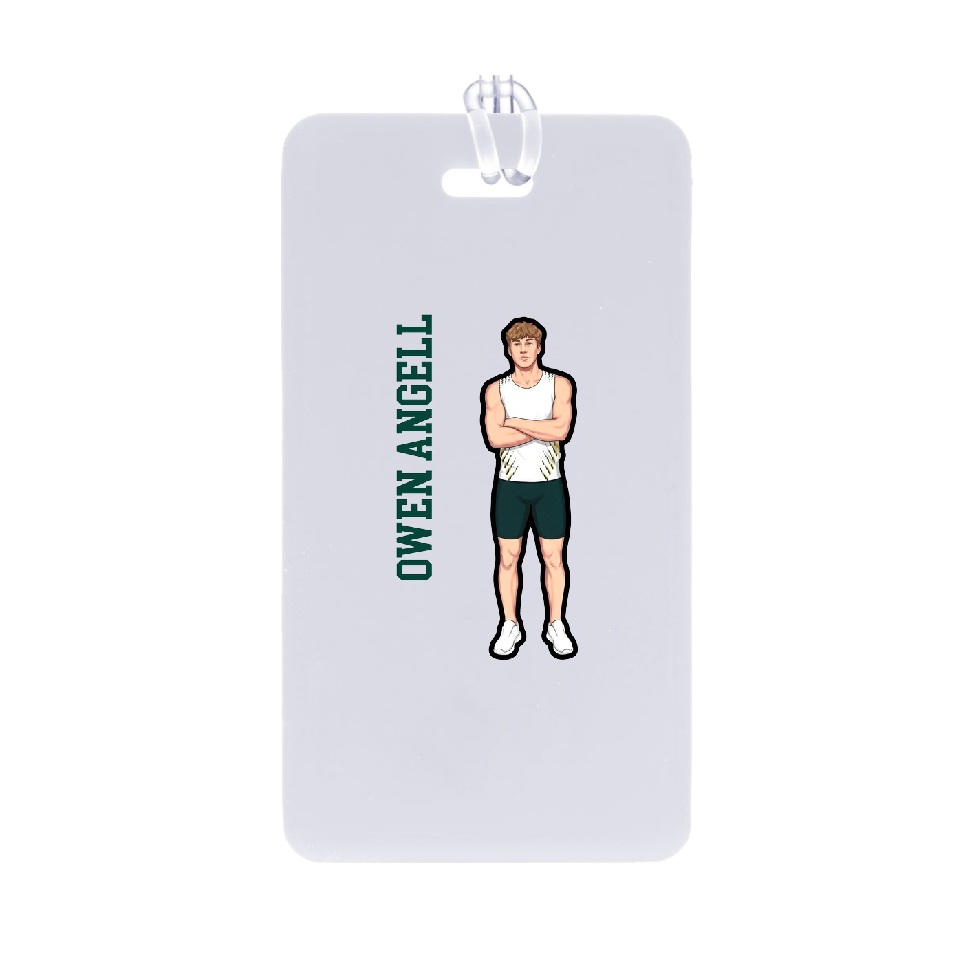 Bag Tag — Name Vertical in Classic