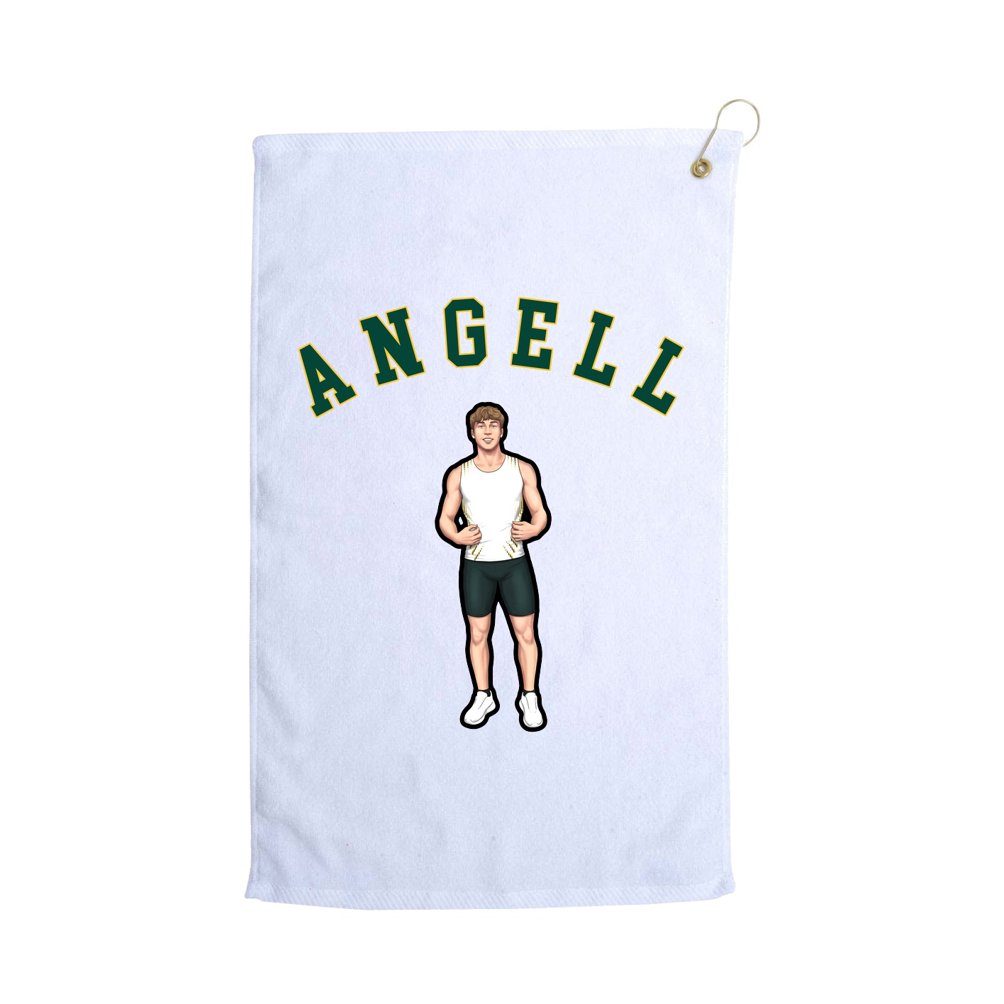 Golf Towel — Shirsey Arch in White