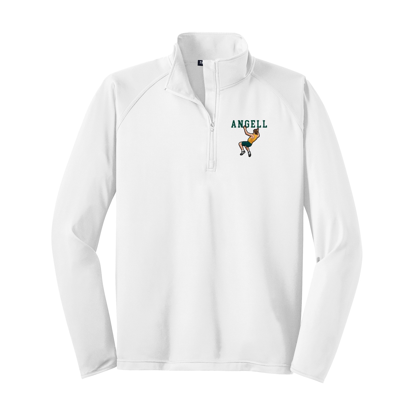 Q-Zip Pullover — Shirsey in White