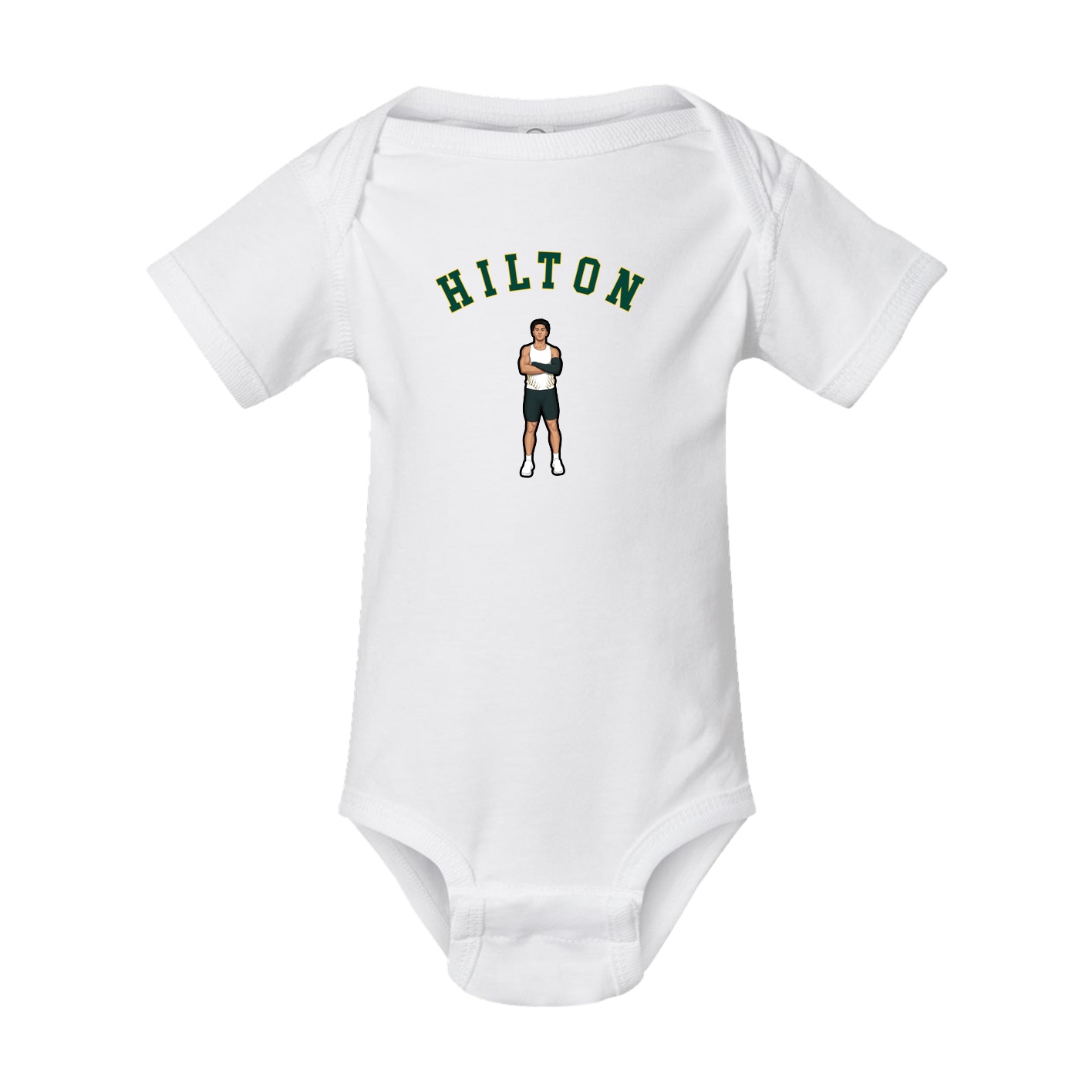 Baby Onesie — Shirsey Arch in White