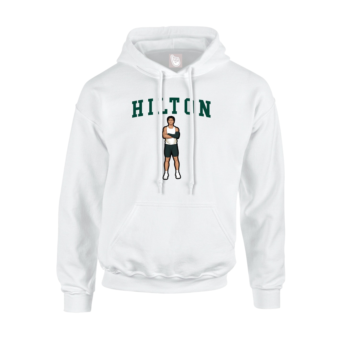 Youth Hoodie — Shirsey in White