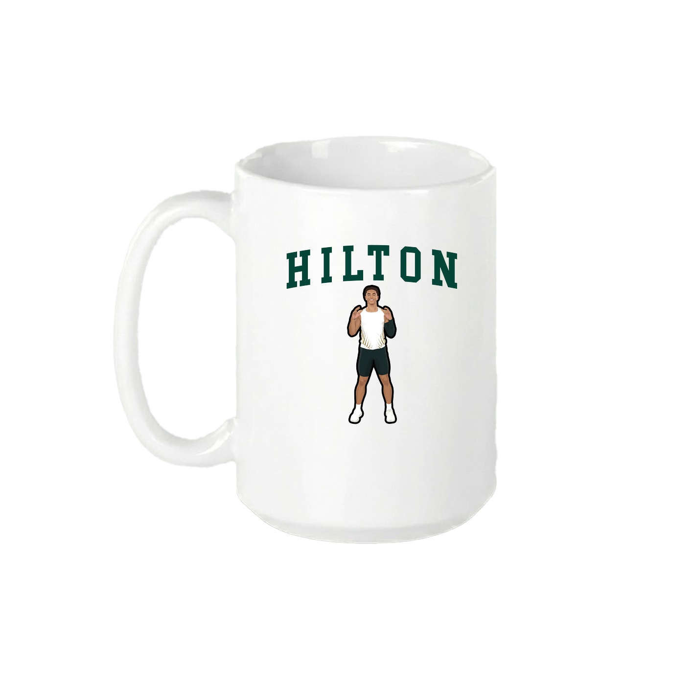 15oz Coffee Mug — Shirsey in White