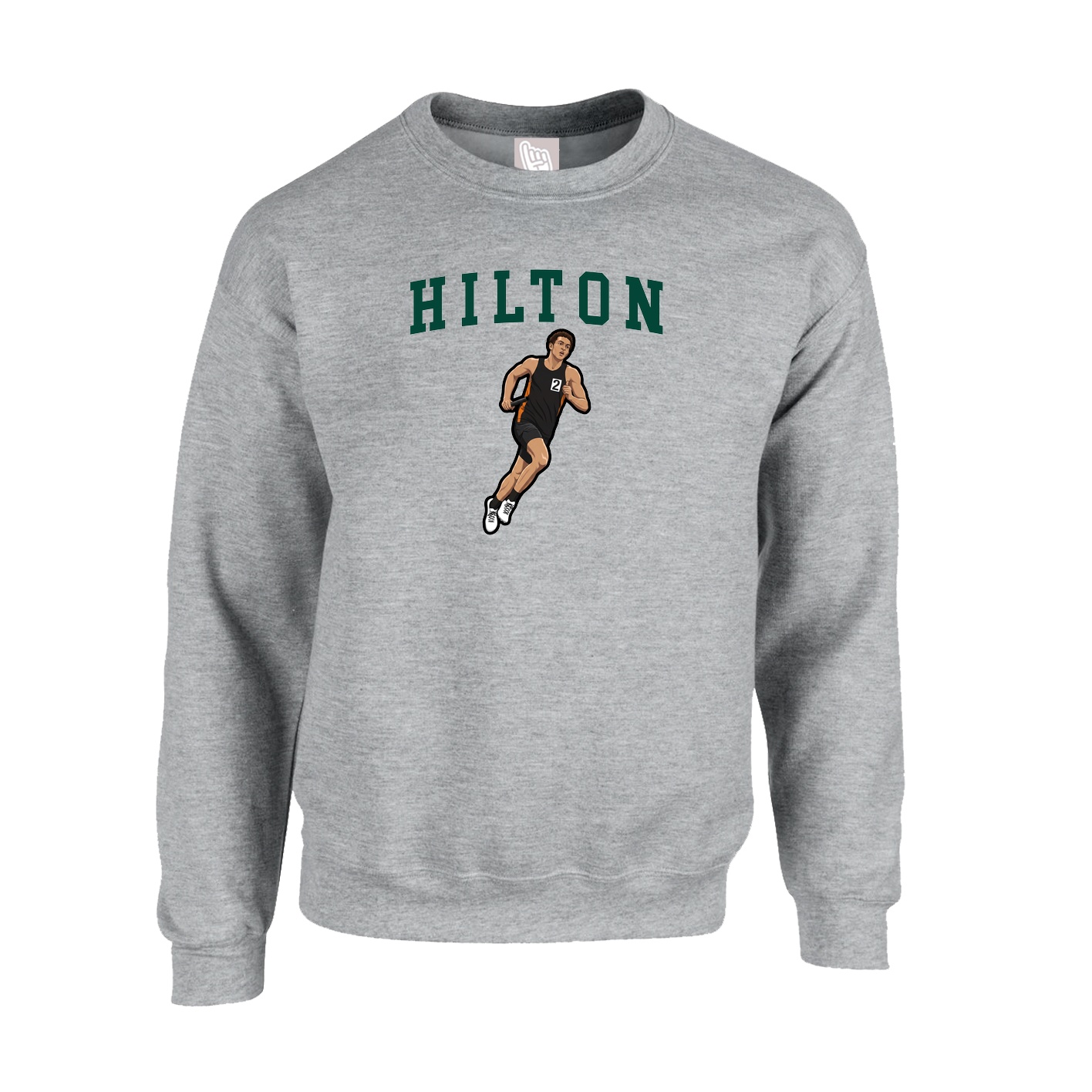 Fleece Crew — Shirsey in Grey